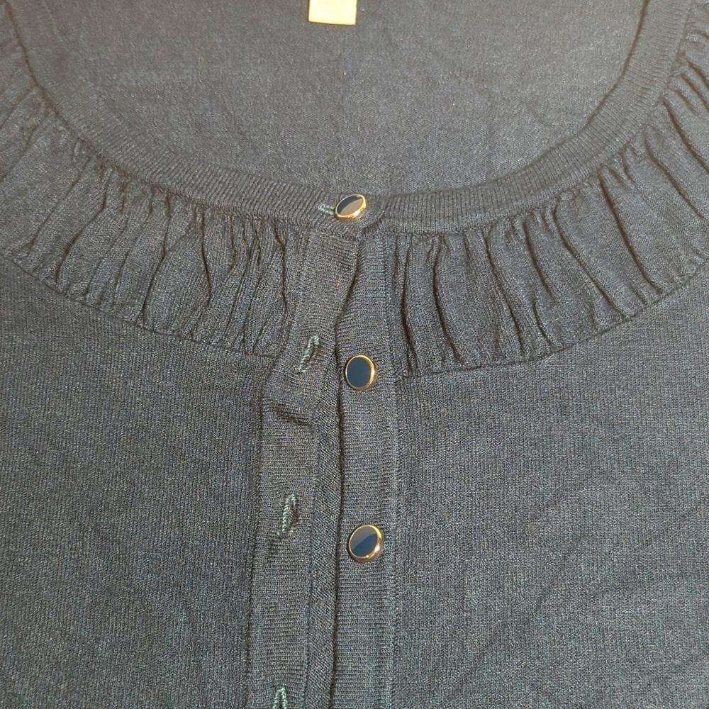 New York & Company Cardigan Sweater 3/4 Sleeve Size Small - Picture 4 of 9